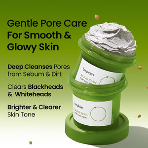 beplain - Mung Bean Pore Clay Mask - Čisticí jílová maska pro viditelné póry 120ml