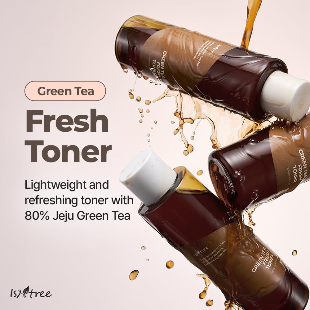 Green Tea Fresh Toner - Zklidňující tonikum se zeleným čajem pro mastnou a problematickou pleť 200ml