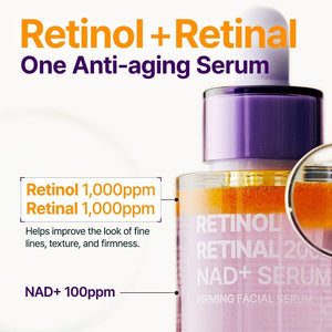 Purito Seoul - Retinol Retinal 2000 NAD+ Serum - Noční sérum pro pevnější pleť