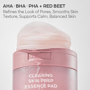 House of Hur - Clearing Skin Prep Essence Pad - Jemné exfoliační polštářky s AHA, BHA a PHA kyselinami pro čistší póry a hladší pleť