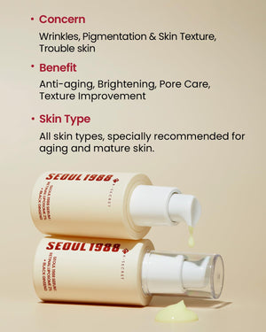 SEOUL 1988 Serum: Retinal Liposome 2% + Black Ginseng - Zpevňující sérum s retinalem a černým ženšenem 30ml