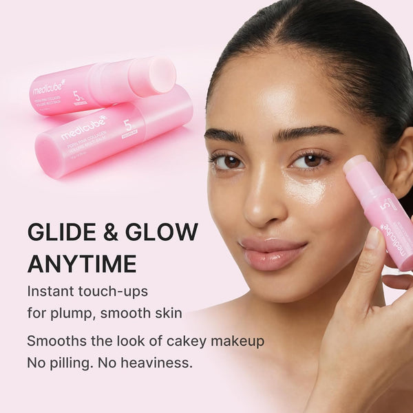 medicube - PDRN Collagen Volume Multi Balm Stick - Multifunkční balzám s PDRN, kolagenem a Volufiline pro plnější pleť