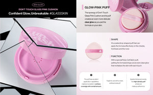 Don’t Touch Glass Pink Cushion Re-Feel - Náhradní náplň make-upu v houbičce