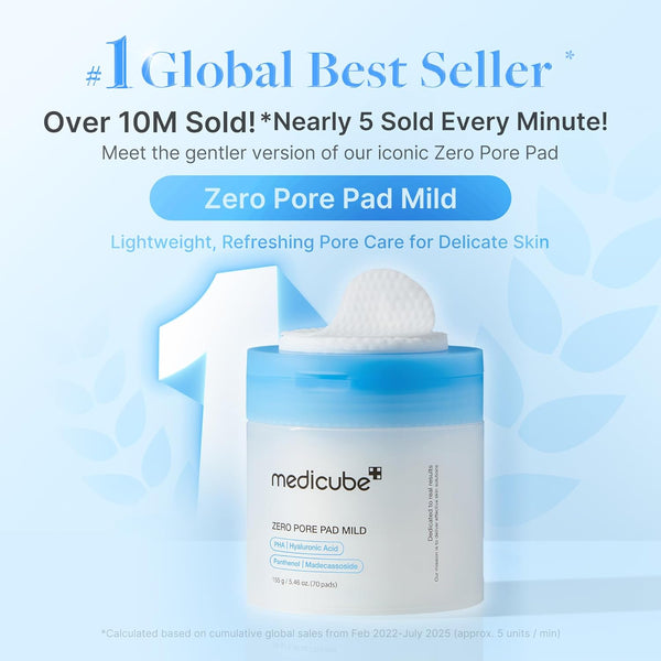 Zero Pore Pad Mild - Jemné tonizující polštářky pro citlivou a podrážděnou pleť 70ks