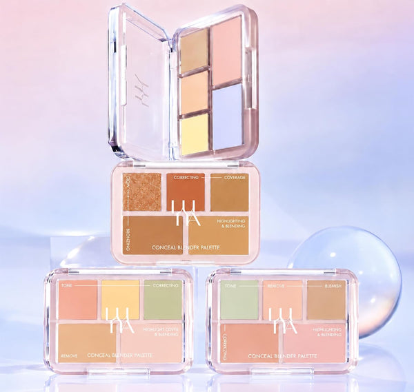 LUNA - Conceal Blender Palette - Multifunkční paletka pěti krémových korektorů