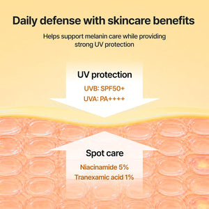 celimax - Pore+Dark Spot Brightening Care Sunscreen SPF50+ PA++++ - Lehký opalovací krém pro rozjasnění pleti