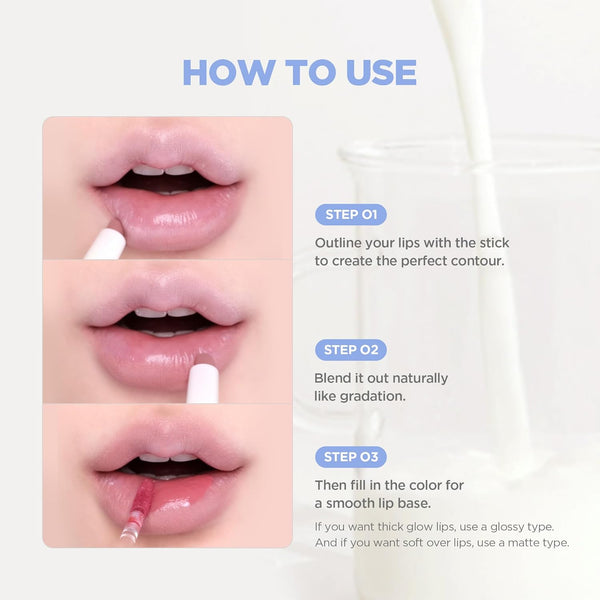 Smiley Lip Blending Stick - Tužka na rty 0,8g