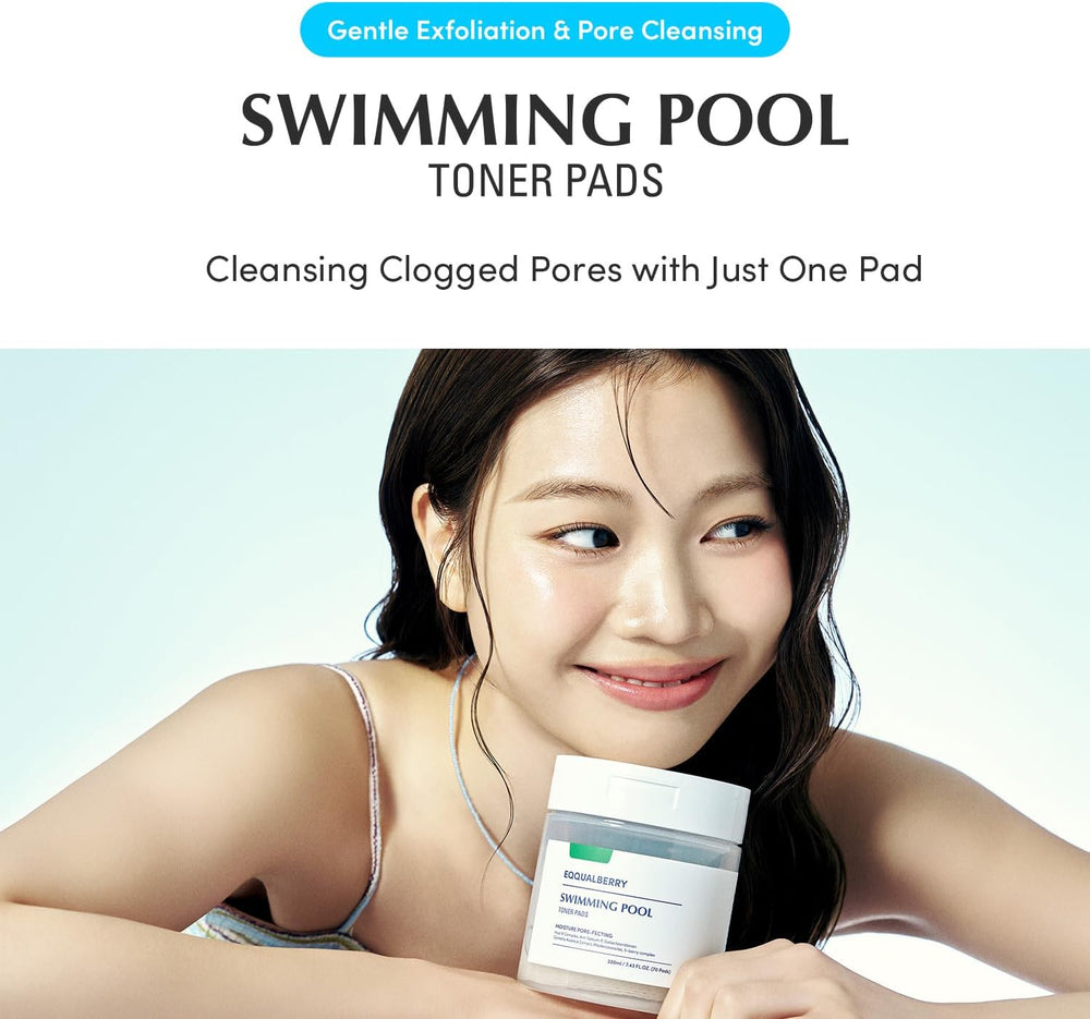 Swimming Pool Toner Pads - Exfoliační a hydratační tonizační polštářky 70g/220ml
