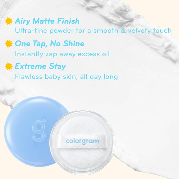 Tintin Dory Blur Powder - Kompaktní pudr pro zmatnění a vyhlazení pórů 4g