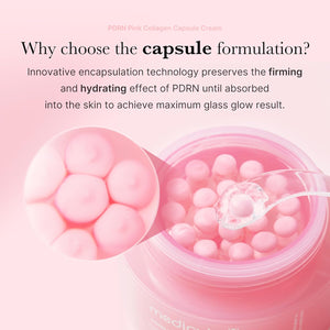 Medicube - PDRN Pink Collagen Capsule Cream - Rozjasňující krém s PDRN pro hydratovanou a sjednocenou pleť