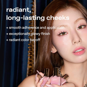 glow - cocktail oil blush - Tekutá tvářenka s třívrstvou olejovou texturou