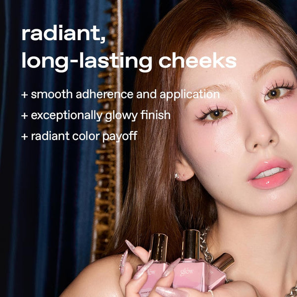 glow - cocktail oil blush - Tekutá tvářenka s třívrstvou olejovou texturou