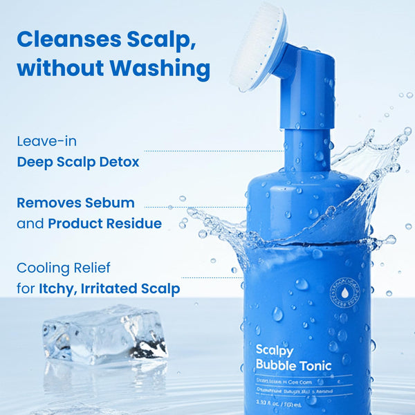 Scalpy Bubble Tonic - Tonikum proti vypadávání vlasů a lupům 100ml