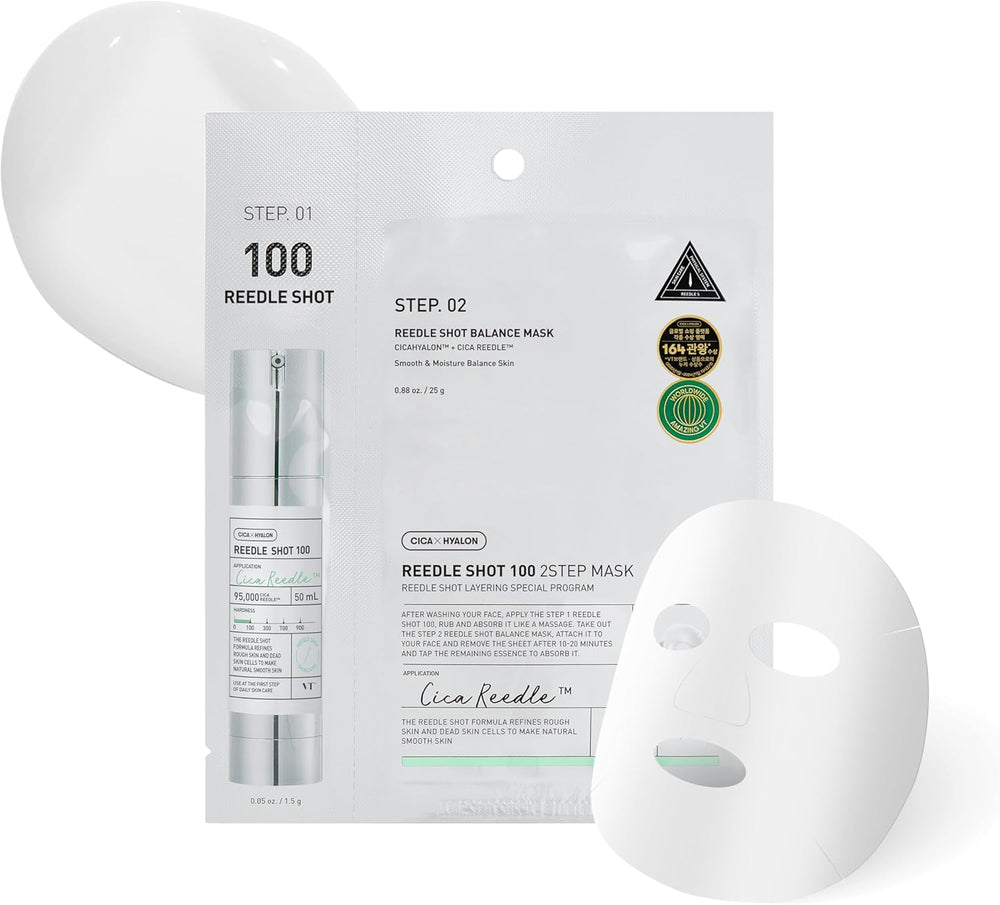 Reedle Shot 100 2-Step Mask - Dvoufázová zpevňující maska s mikroneedle technologií 1,5g+25g