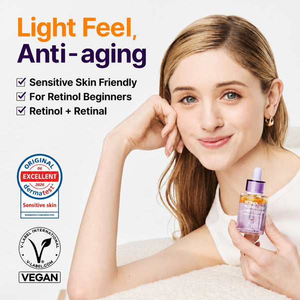 Purito Seoul - Retinol Retinal 2000 NAD+ Serum - Noční sérum pro pevnější pleť