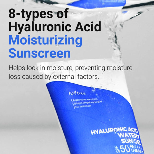 Hyaluronic Acid Watery Sun Gel SPF 50+/PA++++ - Lehký sluneční gelový krém 50ml