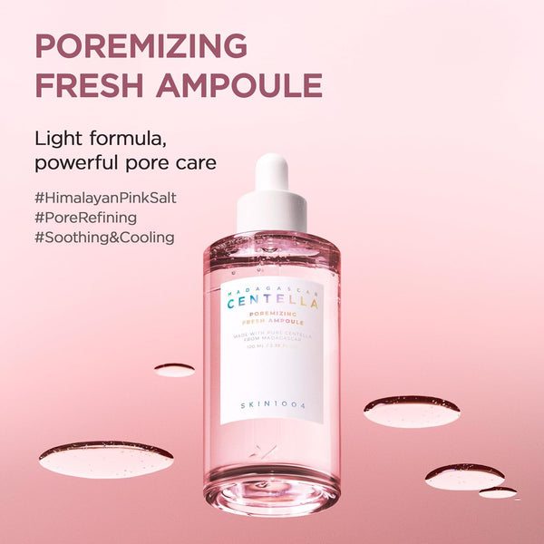 Madagascar Centella Poremizing Fresh Ampoule Jumbo - Ampule minimalizující viditelnost rozšířených pórů 100ml