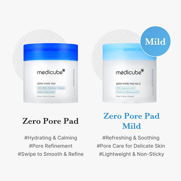 Zero Pore Pad Mild - Jemné tonizující polštářky pro citlivou a podrážděnou pleť 70ks