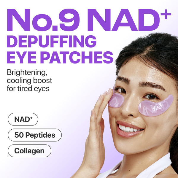 numbuzin - No.9 NAD Collagen Under Eye Patches - Rozjasňující a liftingové hydrogelové polštářky pod oči s kolagenem 5ks