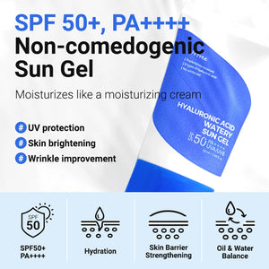 Hyaluronic Acid Watery Sun Gel SPF 50+/PA++++ - Lehký sluneční gelový krém 50ml
