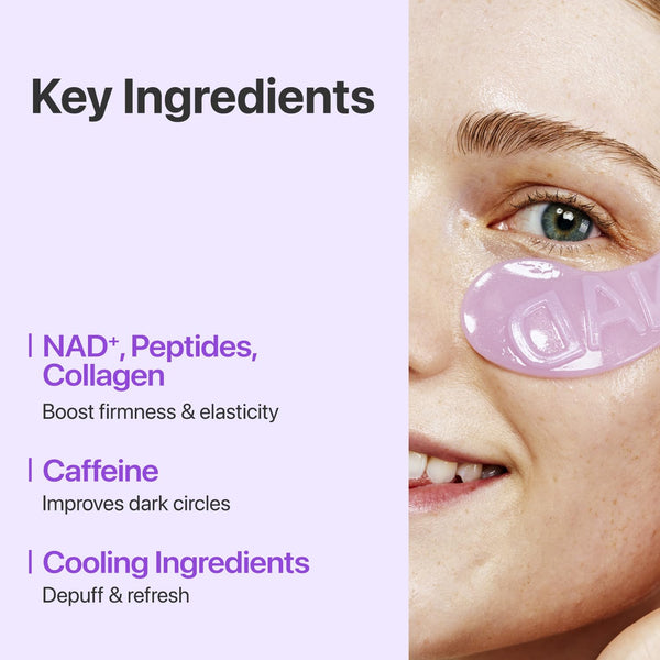 numbuzin - No.9 NAD Collagen Under Eye Patches - Rozjasňující a liftingové hydrogelové polštářky pod oči s kolagenem 5ks
