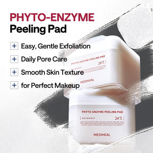 Phyto-enzyme Peeling Pad - Exfoliační tonizační polštářky s papájovým enzymem a LHA 90ks/150ml