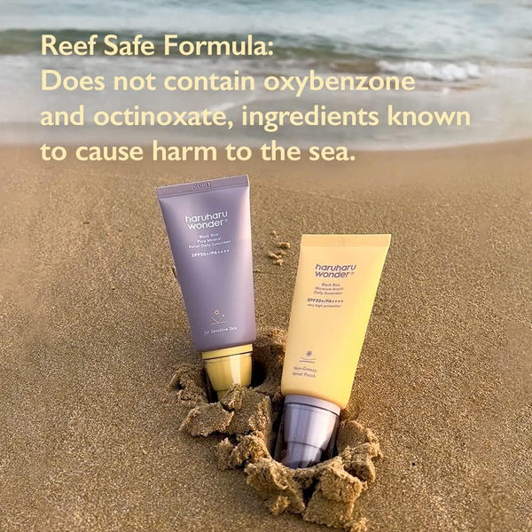 haruharu wonder - Black Rice Pure Mineral Relief Daily Sunscreen SPF50+/PA++++ - Minerální opalovací krém pro citlivou pleť