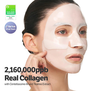 Deep Collagen Cica Teatree Soothing Mask - Zklidňující hydrogelová maska 37g