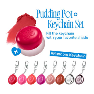 Lip & Cheek Blurry Pudding Pot - Krémový balzám na rty a tváře (+ přívěsek Pendant Keyring)