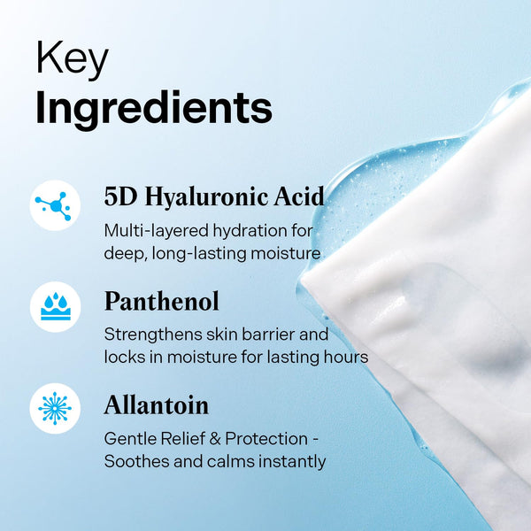 Dive-In Low Molecular Hyaluronic Acid Mask Pack - Intenzivně hydratační plátýnková maska