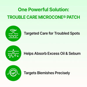 ACROPASS - Trouble Care Microcone Patch - Mikrojehličkové náplasti na akné pro cílenou a rychlou péči