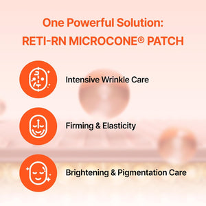 ACROPASS - RETI-RN Microcone Patch Slim Shaped - Mikrojehličkové náplasti s retinolem pro cílenou péči proti vráskám