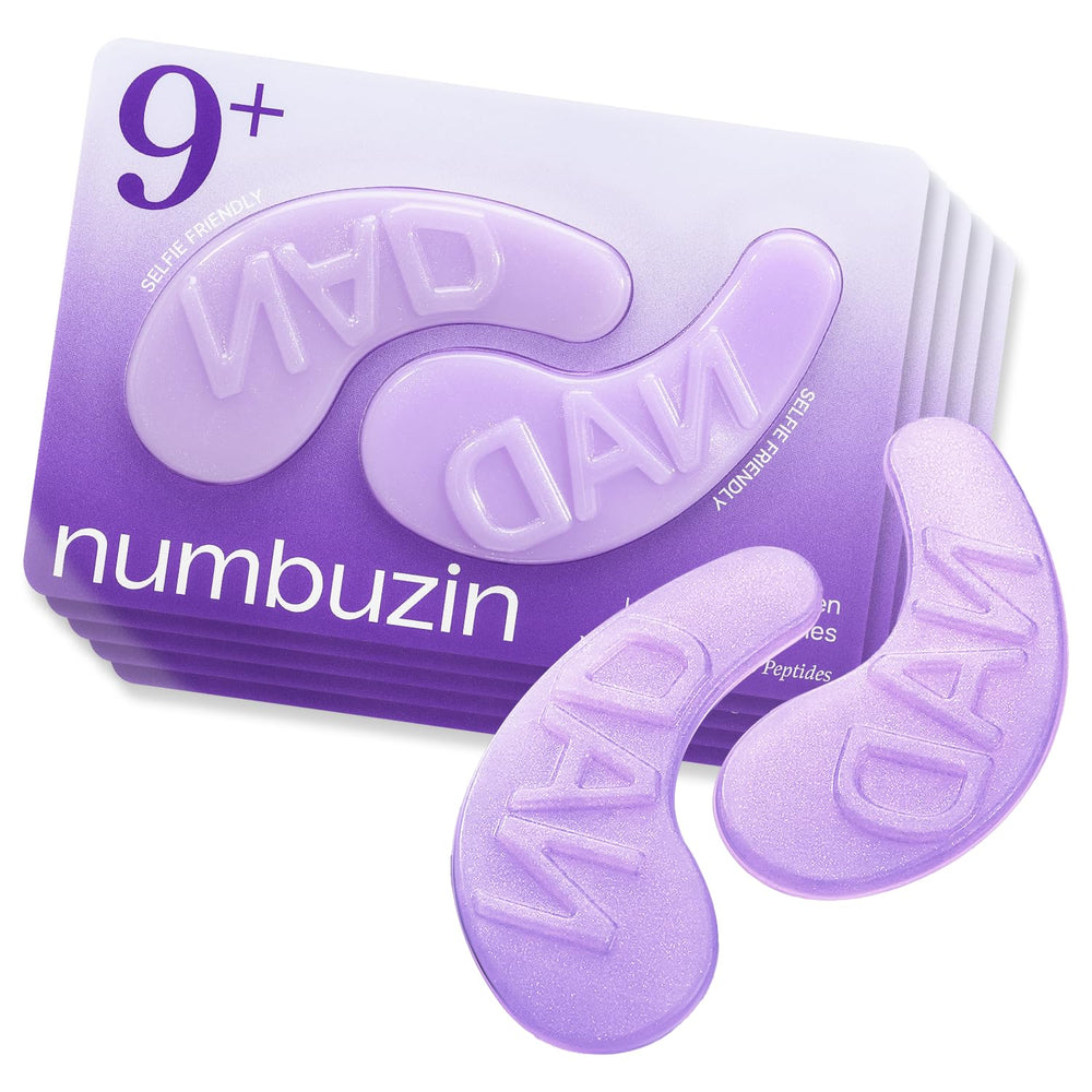 numbuzin - No.9 NAD Collagen Under Eye Patches - Rozjasňující a liftingové hydrogelové polštářky pod oči s kolagenem 5ks