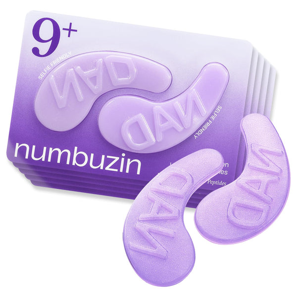 numbuzin - No.9 NAD Collagen Under Eye Patches - Rozjasňující a liftingové hydrogelové polštářky pod oči s kolagenem 5ks