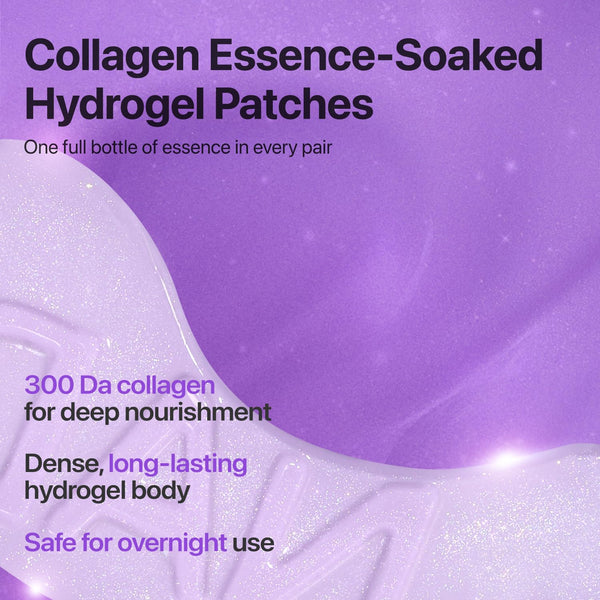 numbuzin - No.9 NAD Collagen Under Eye Patches - Rozjasňující a liftingové hydrogelové polštářky pod oči s kolagenem 5ks