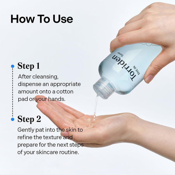 Torriden - Dive-in Low Molecule Hyaluronic Acid Toner - Hydratační toner s nízkomolekulární kyselinou hyaluronovou 300ml