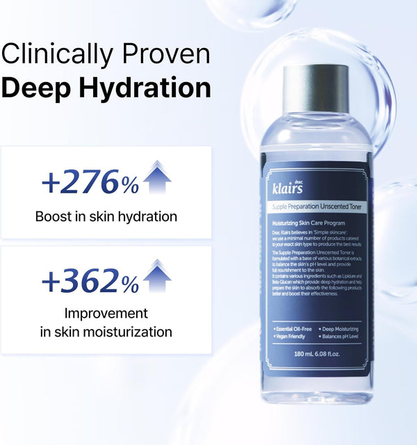 Supple Preparation Unscented Toner - Zklidňující hydratační toner bez parfemace 180ml