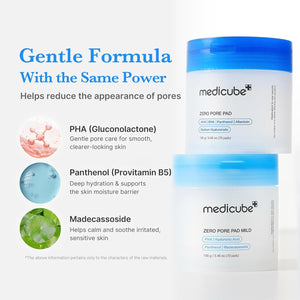 Zero Pore Pad Mild - Jemné tonizující polštářky pro citlivou a podrážděnou pleť 70ks