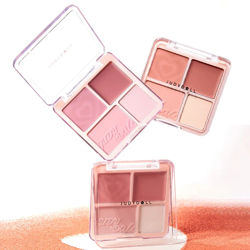 2 in 1 Blush Highlight Palette - Paletka tvářenek a rozjasňovače 9g