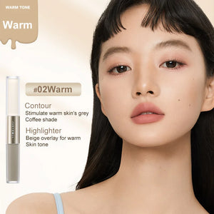 Highlighter & Contour Duo - Rozjasňovač a konturovací duo tyčinka
