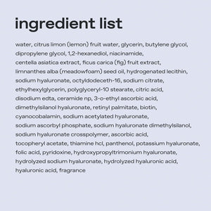 glow - lemon vitamin toner - Rozjasňující tonikum s vitamíny a kyselinou hyaluronovou 300ml