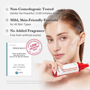 medicube - Hypochlorous Acid Daily Facial Spray - Zklidňující pleťový sprej s kyselinou chlornou pro problematickou a citlivou pleť
