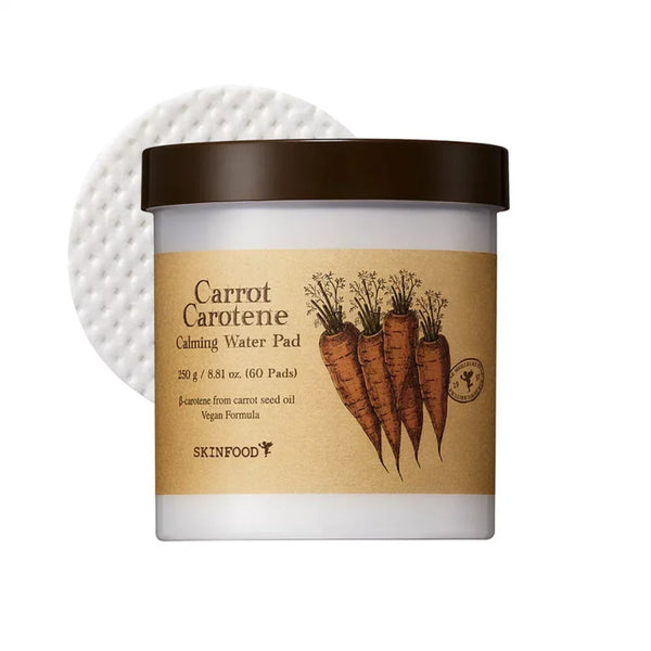 Carrot Carotene Calming Water Pad - Hydratační a zklidňující tonizační polštářky 60ks/250g