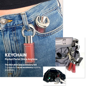 Charm Tint Glossy Gel - Lesklý tint na rty a tváře s přívěskem na klíče