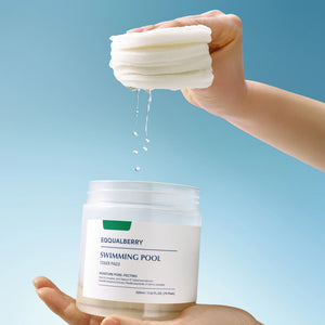 Swimming Pool Toner Pads - Exfoliační a hydratační tonizační polštářky 70g/220ml
