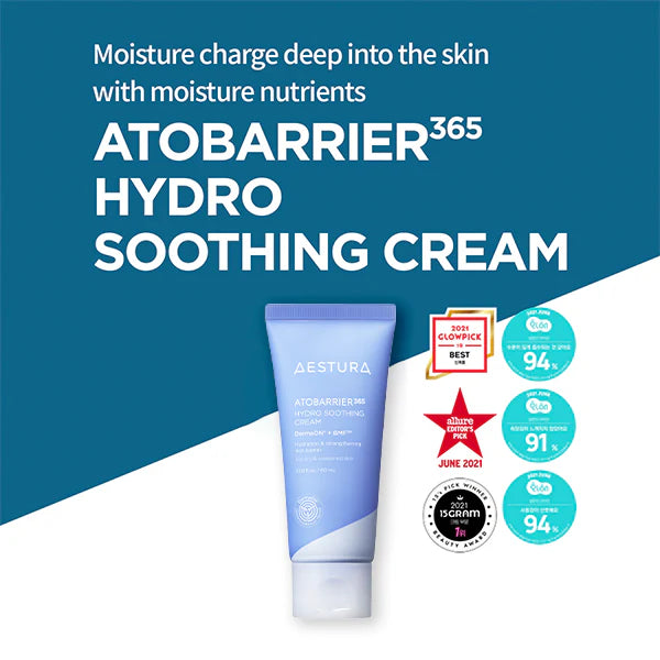 Atobarrier 365 Hydro Soothing Cream - Lehký hydratační krém s chladivým účinkem 60ml