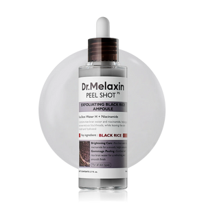 Dr. Melaxin - Peel Shot Exfoliating Black Rice Ampoule - Oplachovací exfoliační ampule pro čistší póry