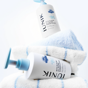 iUNIK - Beta Glucan All In One Barrier Lotion 300ml - Lehké hydratační mléko na obličej i tělo