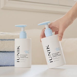 iUNIK - Beta Glucan All In One Barrier Lotion 300ml - Lehké hydratační mléko na obličej i tělo