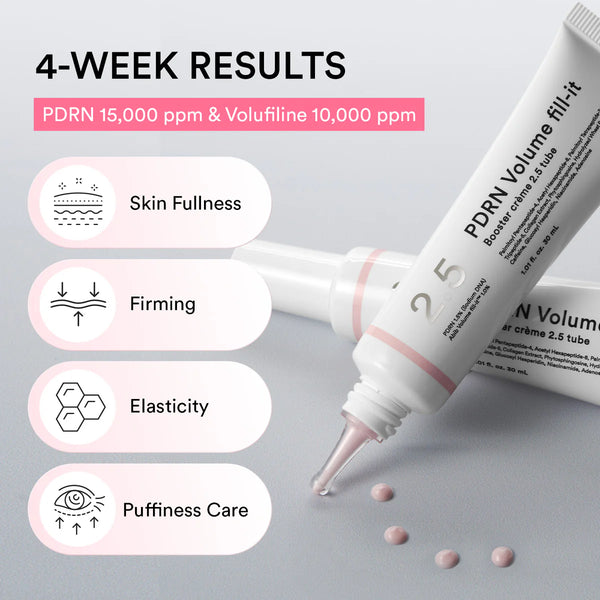 Abib - PDRN Volume Fill-It Booster Cream 2.5 Tube - Krém pro viditelně pevnější pleť 30 ml